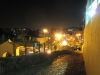 Piazza Sant'Eframo di sera vista dal Convento