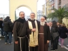 Il parroco Fra Enrico con il Padre Provinciale Fra Leonardo ed il Padre Superiore Fra Nicola